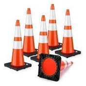 Conos de tránsito reflejantes